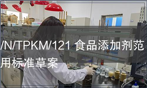G/SPS/N/TPKM/121 食品添加劑范圍與應用標準草案