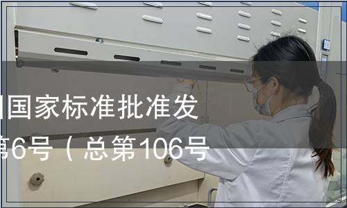 中華人民共和國國家標(biāo)準(zhǔn)批準(zhǔn)發(fā)布公告2007年第6號（總第106號）