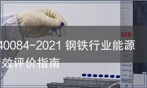 GB/T 40084-2021 鋼鐵行業(yè)能源管理績效評價指南