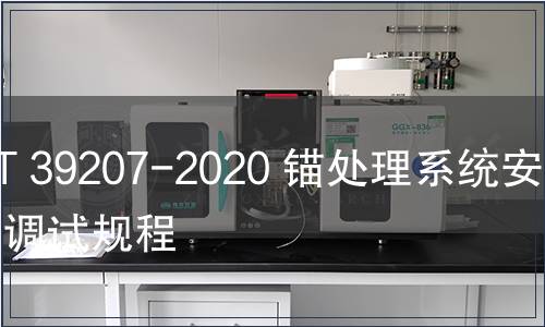 GB/T 39207-2020 錨處理系統(tǒng)安裝與調(diào)試規(guī)程