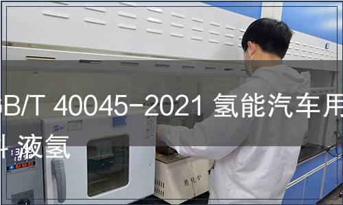 GB/T 40045-2021 氫能汽車用燃料 液氫