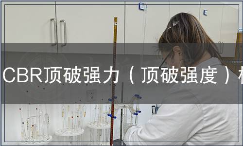CBR頂破強力（頂破強度）檢測