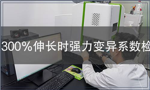 300％伸長時強力變異系數(shù)檢測