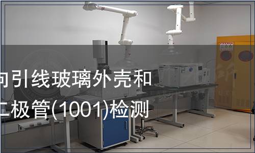 無鍵合引線軸向引線玻璃外殼和玻璃鈍化封裝二極管(1001)檢測