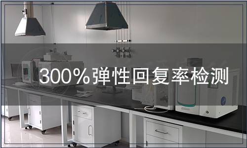 300％彈性回復(fù)率檢測