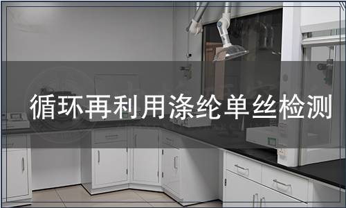 循環(huán)再利用滌綸單絲檢測