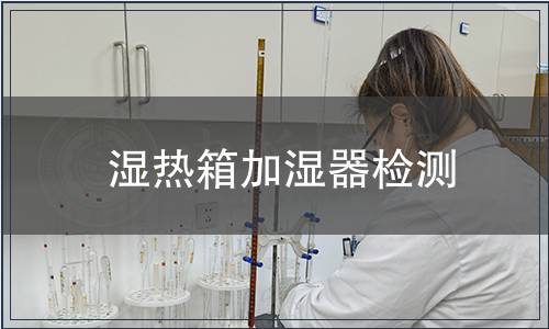 濕熱箱加濕器檢測