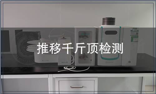 推移千斤頂檢測(cè)