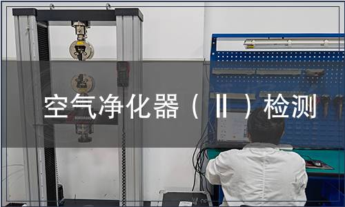 空氣凈化器（Ⅱ）檢測