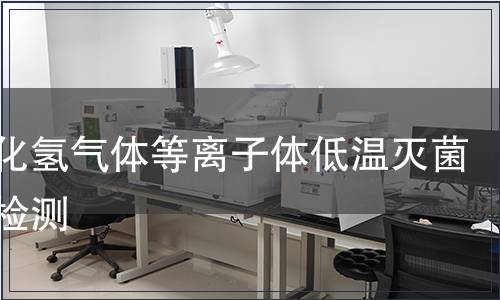 過(guò)氧化氫氣體等離子體低溫滅菌裝置檢測(cè)