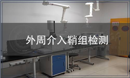 外周介入鞘組檢測