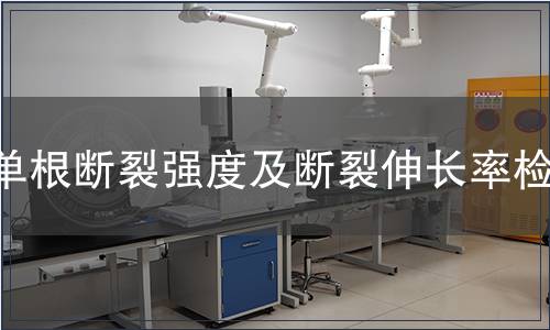 單根斷裂強度及斷裂伸長率檢測