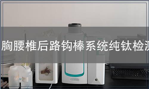 胸腰椎后路鉤棒系統純鈦檢測