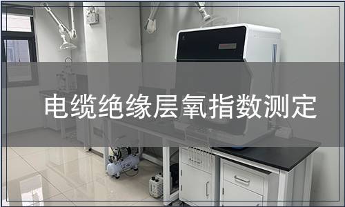 電纜絕緣層氧指數測定