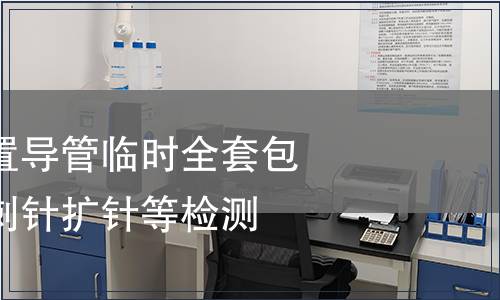 血透用雙腔留置導管臨時全套包括導引鋼絲穿刺針擴針等檢測