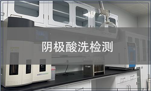 陰極酸洗檢測