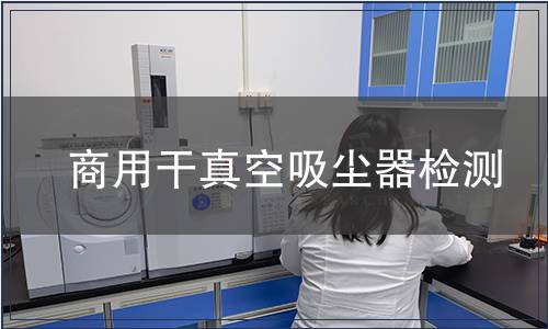 商用干真空吸塵器檢測