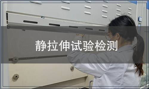 靜拉伸試驗(yàn)檢測