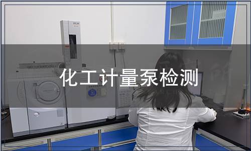 化工計量泵檢測