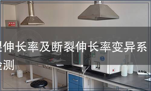 斷裂伸長率及斷裂伸長率變異系數(shù)檢測