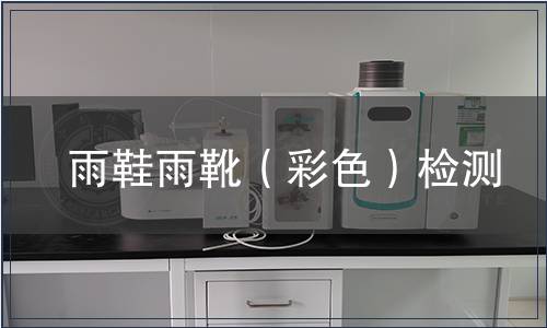 雨鞋雨靴（彩色）檢測