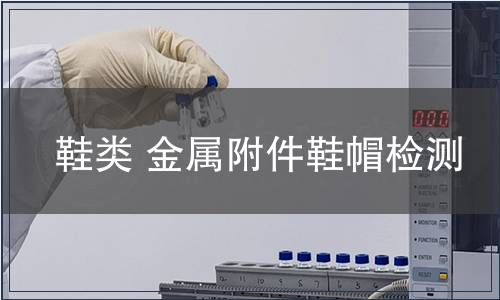 鞋類 金屬附件鞋帽檢測