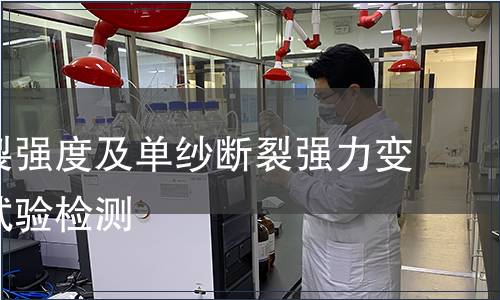 單紗斷裂強度及單紗斷裂強力變異系數(shù)試驗檢測