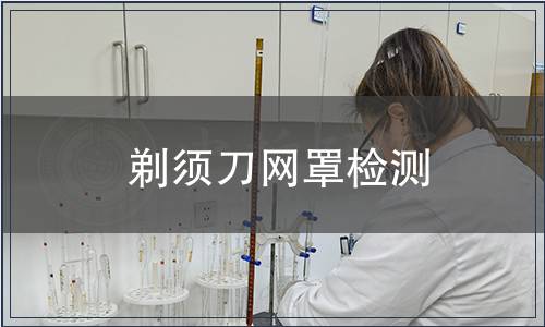 剃須刀網罩檢測