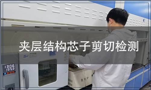 夾層結(jié)構(gòu)芯子剪切檢測(cè)