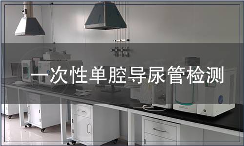 一次性單腔導尿管檢測