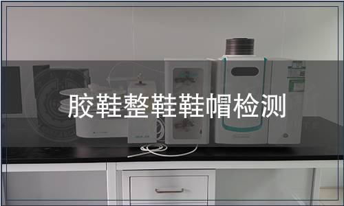 膠鞋整鞋鞋帽檢測