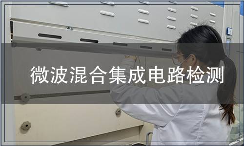 微波混合集成電路檢測