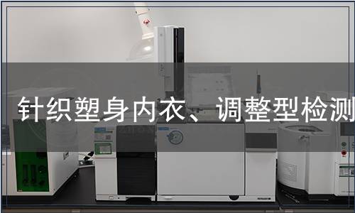 針織塑身內衣、調整型檢測
