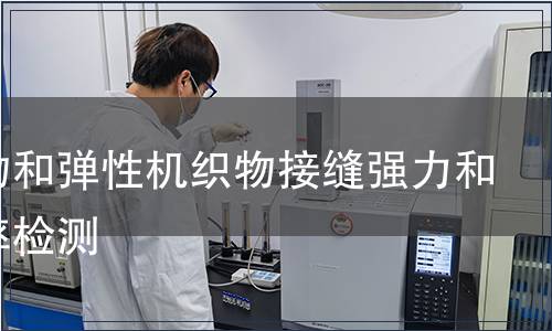 針織物和彈性機(jī)織物接縫強(qiáng)力和伸長率檢測