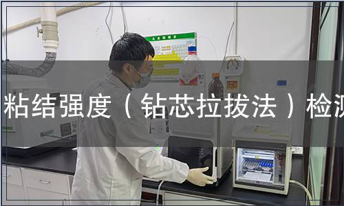 粘結強度（鉆芯拉拔法）檢測