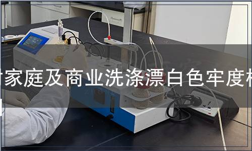 耐家庭及商業洗滌漂白色牢度檢測