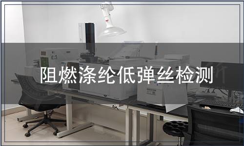 阻燃滌綸低彈絲檢測